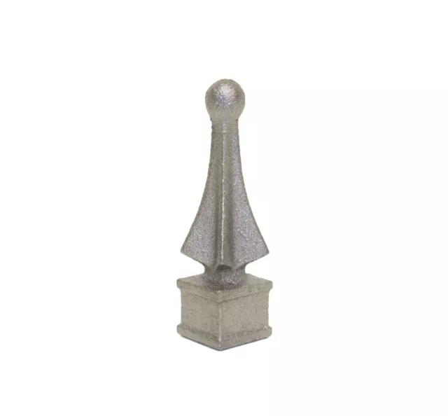 5/8" Cast Iron Ball Point Finial Decorative Ornamental Fence Gate Topper