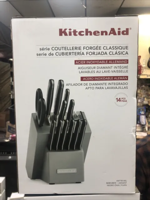 KitchenAid Classic Forged 14-Piece Triple Rivet Cutlery Set