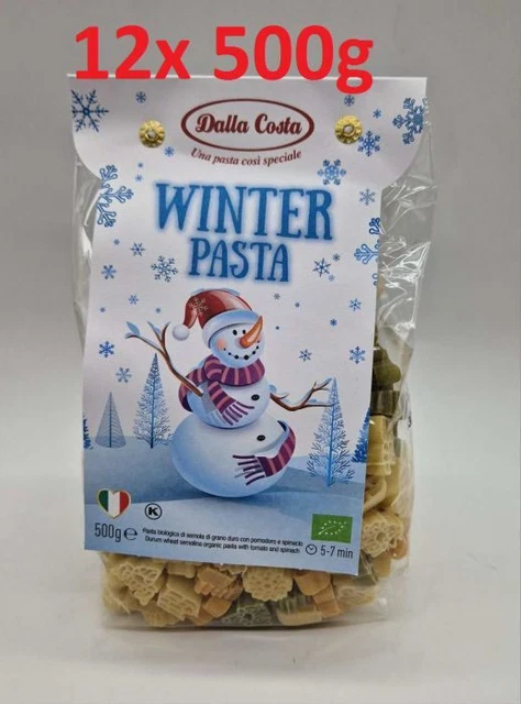 Dalla Costa Winter Pasta Nudel Hartweizen Qualität M.I.ITALY 12x 500g (6000g)_