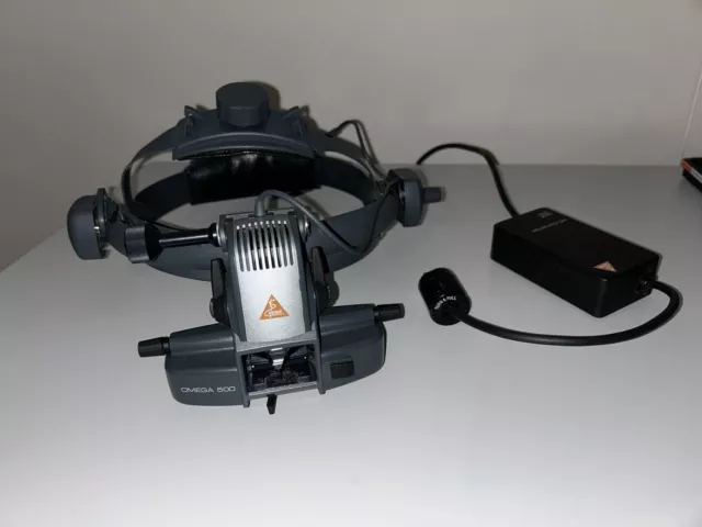 Heine Omega 500 Binocular Indirect Ophthalmoscope With Power Supply