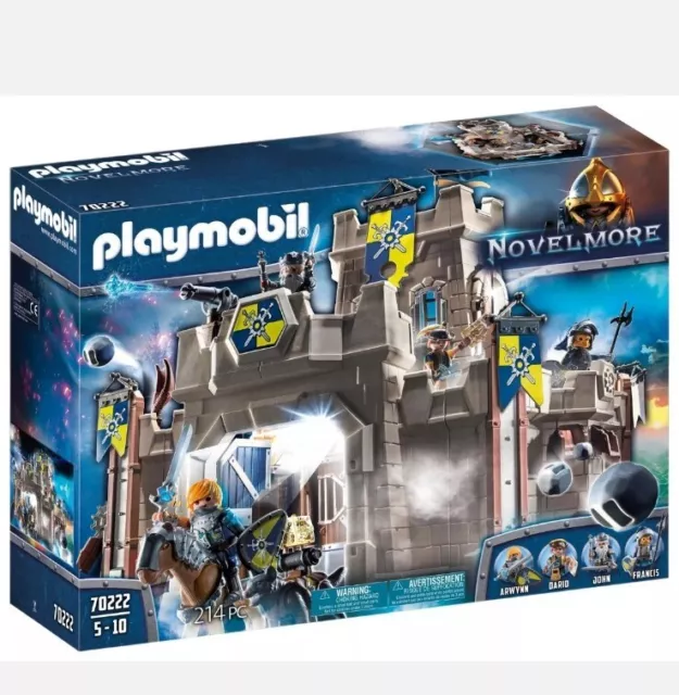 PLAYMOBIL® 70222 - Zitadelle der Novelmore Knights - Ritter Burg UNVOLLSTÄNDIG