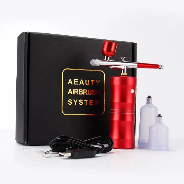 Mini Air Compressor Kit Air-brush Spray Gun Airbrush Multifunctional Air Brush C