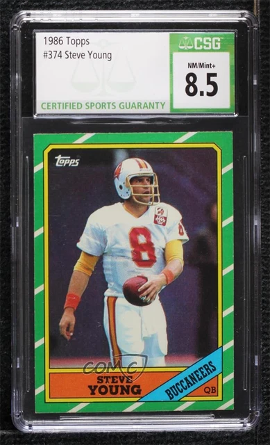 1986 Topps Steve Young #374 CSG 8.5 Rookie RC HOF