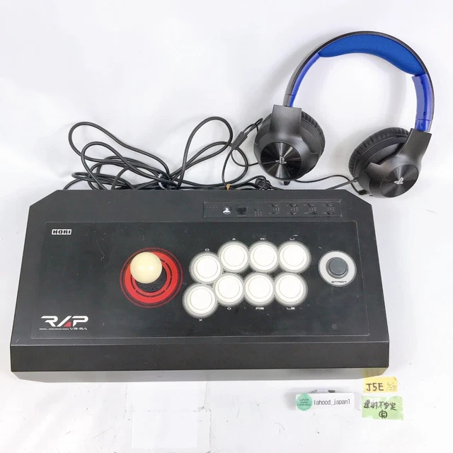 Hori Real Arcade Pro V3 SA Arcade Stick Sony PS PS4-157 headset testedworking jp