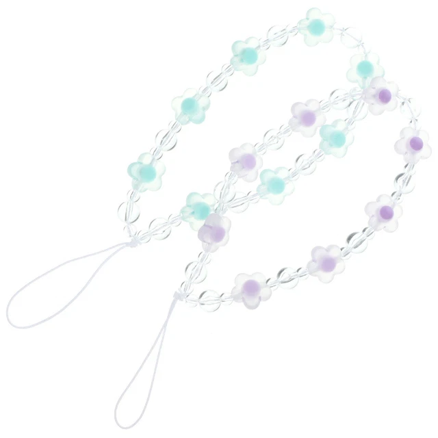 2 Pcs Mobile Phone Chain Strap Lanyard Wrist Case Charm Telephone