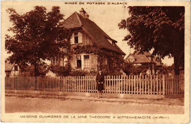CPA AK Potash Mines d'Alsace Workers' Houses of the Theodore Mine (366468)