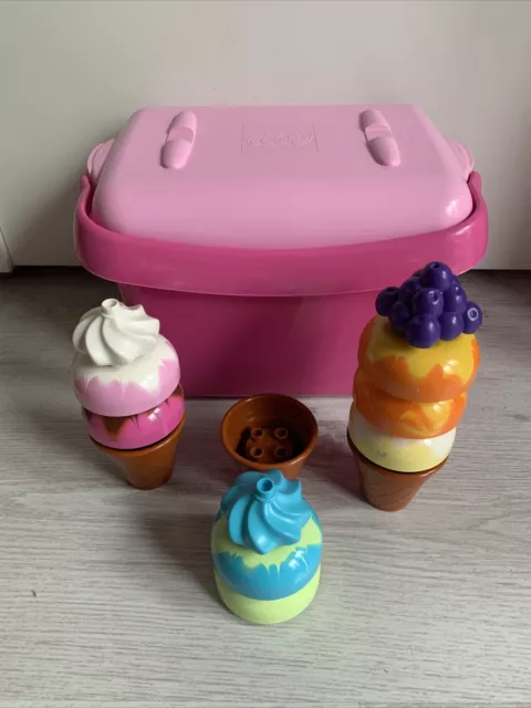 LEGO DUPLO ICE Cream Set Rare pink storage tub 12.00 PicClick UK