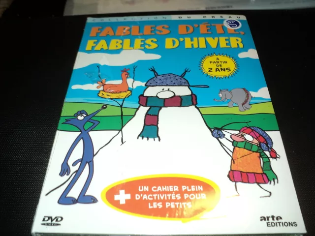 DVD DIGIPACK NEUF "FABLES D'ETE, FABLES D'HIVER" dessins animes