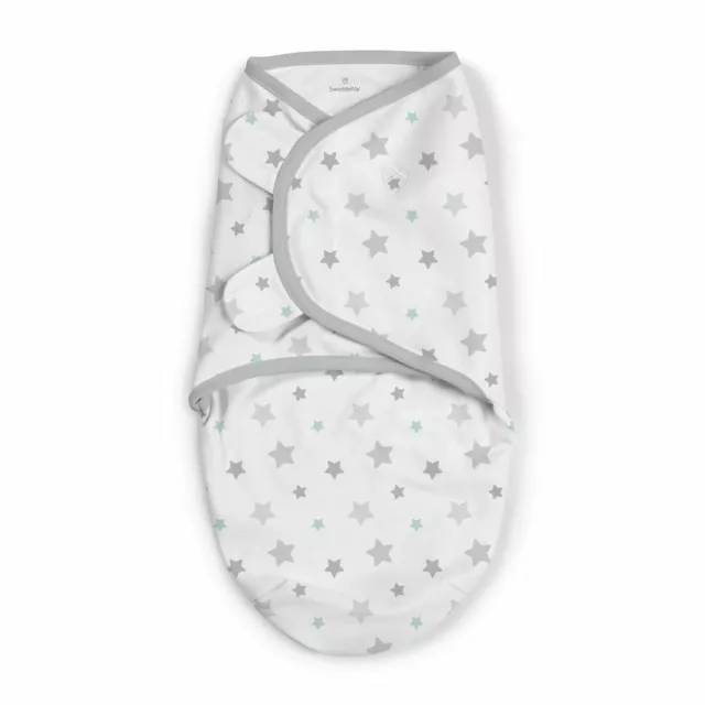 Couverture emmaillotée unisexe bébé bébé SwaddleMe étoiles grises ciel étoilé