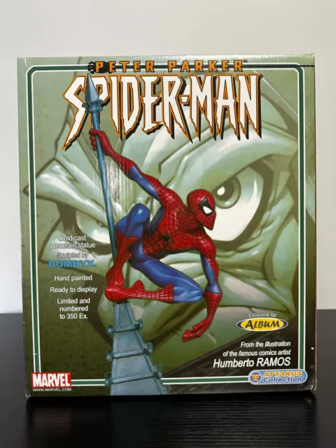 Peter Park Spider-Man Statue by Attakus Inspired by Humberto Ramos