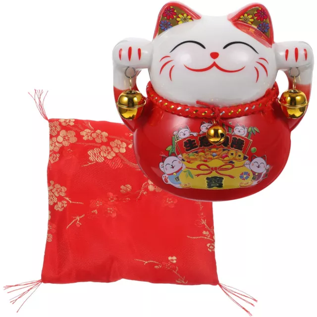Cute Japanese Lucky Cat Piggy Bank for Kids Money Saving-CY