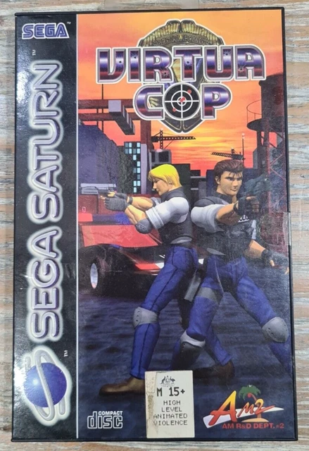 Jeu Sega Saturn – Virtua Cop – Version PAL – État Correct – Jeu De Tir Multijoueur – Sorti En 1996