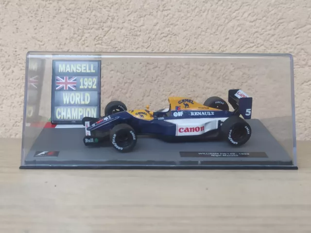 Williams FW14B 1992 Nigel Mansell Camel Formula 1 Modellino 1/43 Pit board