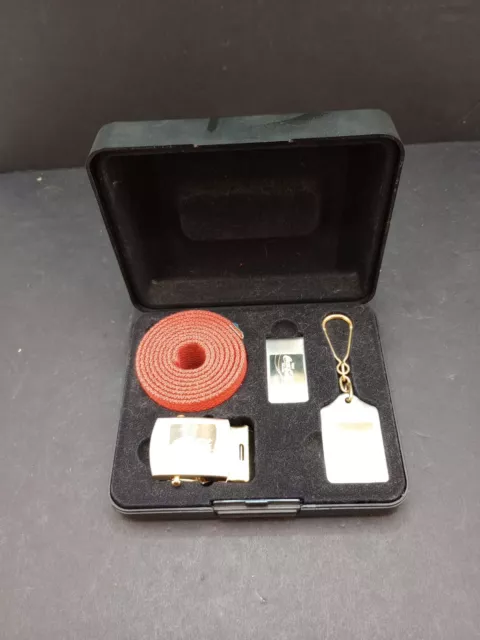 VTG COCA-COLA SET Red Web belt /COKE Buckle , Money Clip Keychain Very ...