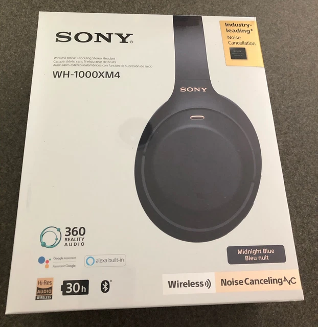 SONY WH1000XM4 WIRELESS NoiseCancelling OvertheEar Headphones