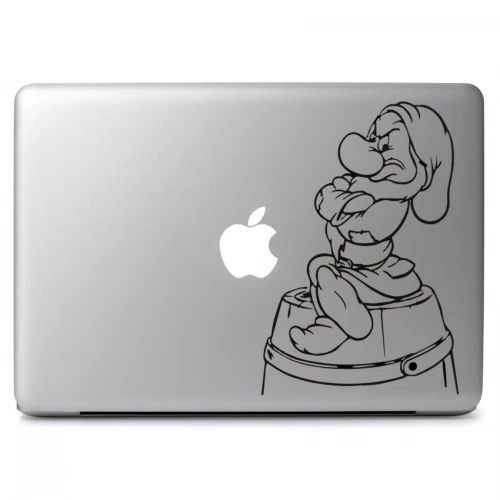 Snow White Dwarf Vinyl Decal Sticker for Macbook Air Pro Laptop Car Truck