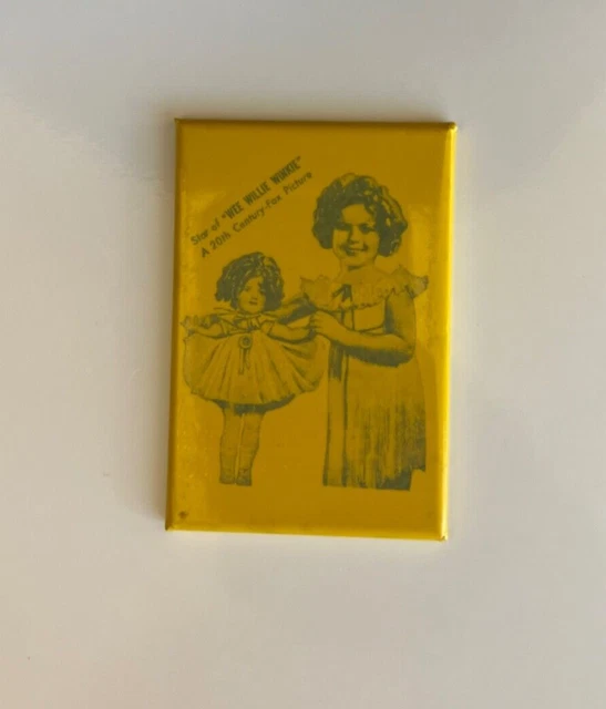Vintage Ideal Shirley Temple Doll Mirror Wee Willie Winkie 3 IN Vintage Mirror