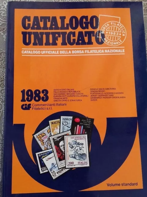 Francobolli Catalogo Unificato 1983 Volume Standard