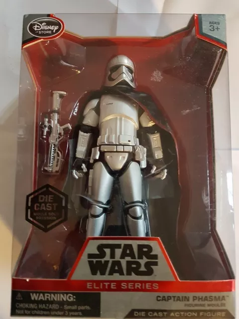 elite disney star wars  captain phasma die cast 6 inch