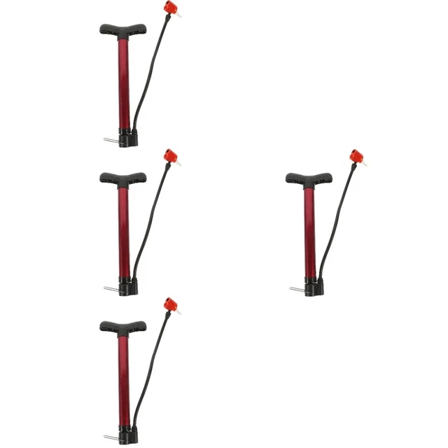 4x portable pneus pompe à vélo pied à haute pression Pompe pour vélo extérieur