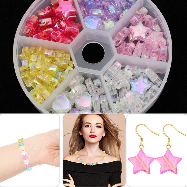 Jewelry Making Beads Craft Loose Beads Acrylic Beads Choker Bracelet 6