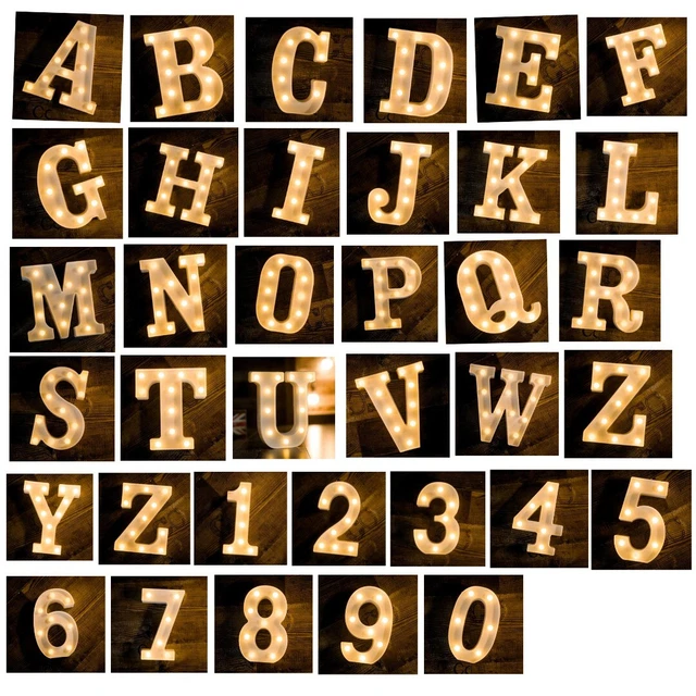 Light up letters dunelm hotsell