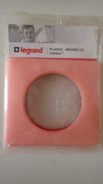 Plaque De Finition Double Legrand Céliane 68868 - Couleur Pamplemousse - 57mm - Neuf