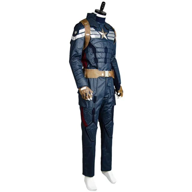 Captain America  Winter Soldier Steve Rogers Cosplay Kostüm Full Set Uniform 3