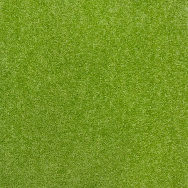 Lime Green Twist Pile Felt Back Carpet Quality Budget Bedroom Lounge