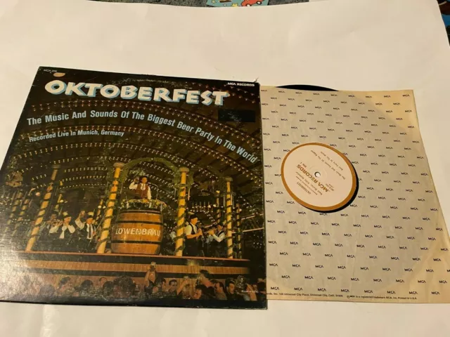 Oktoberfest Munich Germany - FRITZI BIELMEIER - Original DECCA Stereo LP