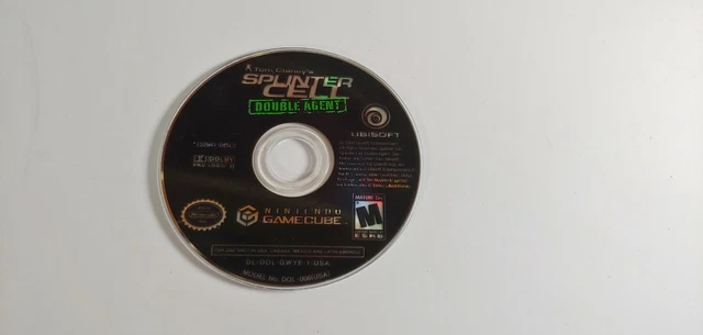 TOM CLANCY'S SPLINTER Cell Double Agent Nintendo GameCube DISC 2 ONLY ...