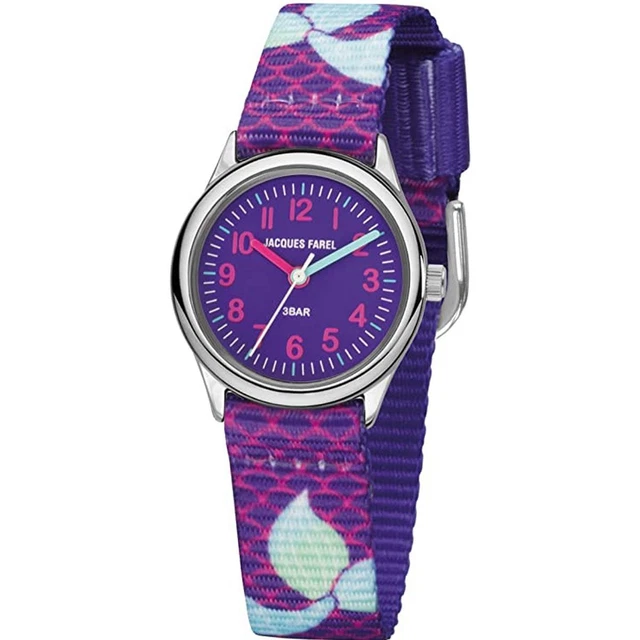 Montre Vintage Femme Jacques Farel Années 80 - Bracelet Plaqué Or Gourmette