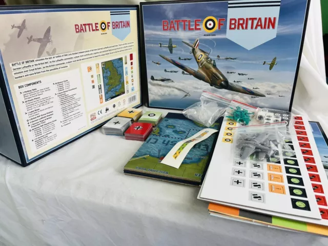 Battle Of Britain Board Game PSC Games Complete Some Contents Unpunched