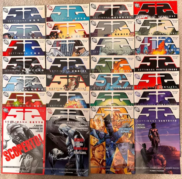 52 Serie Completa DC Comics 1 - 52 Planeta DeAgostini Batman Superman OTTIMI