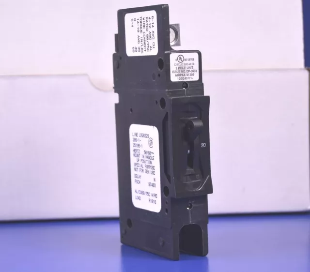 Disjoncteur Sensata 209-1-25195-1 pour système d'éclairage PDISE/DISE M60 M100 M200