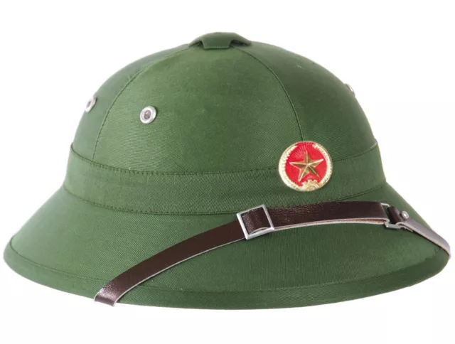 Mil-Tec Vietcong Tropenhelm mit Abzeichen (Repro) Dekohelm Dekoration