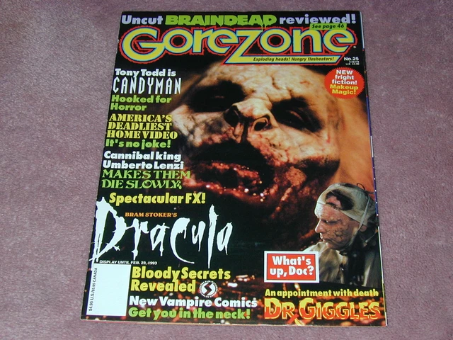 GOREZONE magazine # 25,  Free Shipping USA, Gore Zone