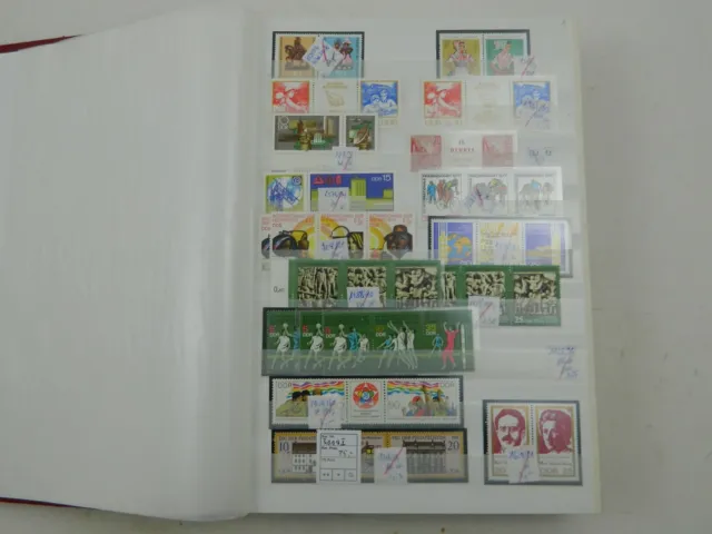 Briefrmarken DDR oft postfrisch Zusammendrucke Blöcke Randmarken Alb-1232