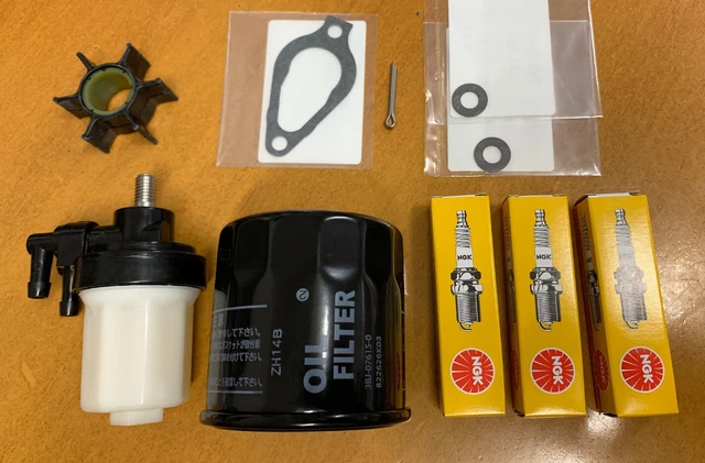 Tohatsu 25hp/30hp 4-Stroke Outboard Water Pump Impeller Service Kit 345-65021-0