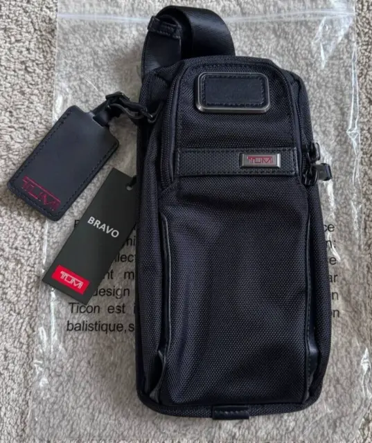 Tumi ALPHA Compact Sling Black Bag New