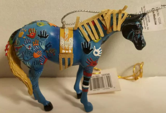 Trail of The Painted Ponies  RETIRED BLUE MEDICINE ORNAMENT #12334  LAST ONE !!!