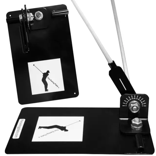 Swing Plate Golf Swing Training Aid -Improves Plane, Rotation, Balance & Control