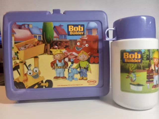 VINTAGE THERMOS BOB The Builder Lunch Box With Thermos $8.99 - PicClick