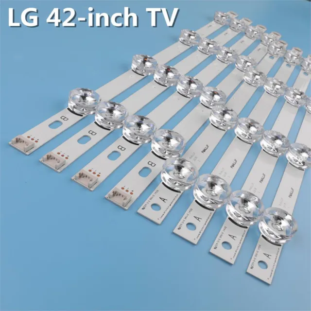 Saving 802*15mm White LED Backlight Strip 8 Lamp TV Accessories for 42"TV