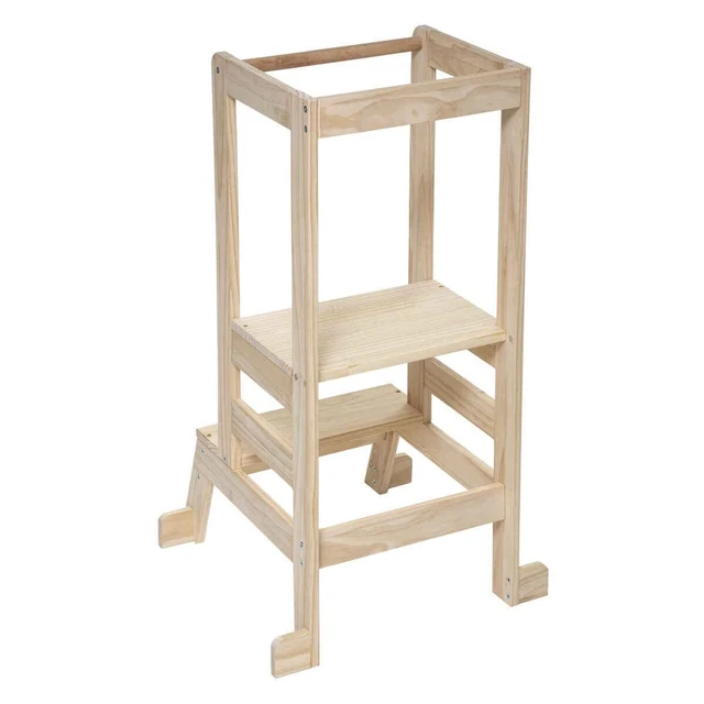 Hochstuhl Lernturm Baby atmosphera Lea Kiefernholz Belastbar bis 150 kg B-WARE