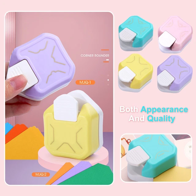 3in1 Corner Rounder Border Punch Round Corner Cutter DIY 4J0D Tool T5H9