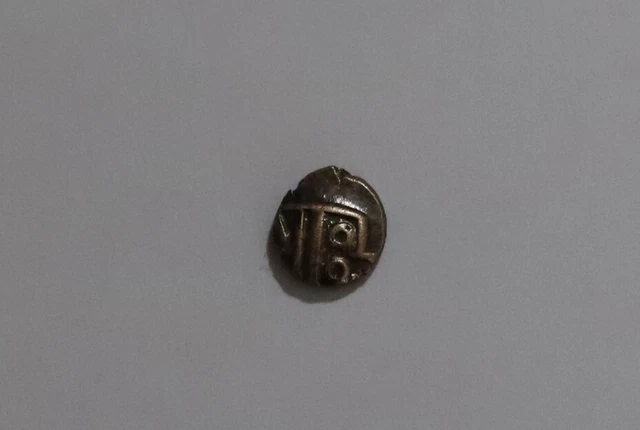 🧭 🇱🇰 DUTCH INDIA: Gold fanam, Negapatam TANJORE SCHO.1257 B49 #765