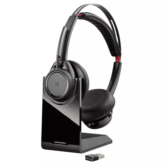 Casque Polycom Plantronics Voyager Focus UC, B825, USB-A, avec Dock recharge