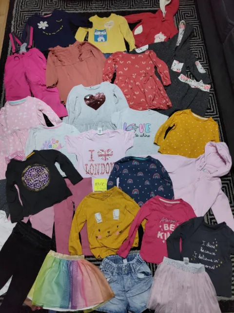 #B50 Enorme pacchetto di vestiti per ragazze 3-4 anni GEORGE NEXT H&M GRU PRIMARK TU