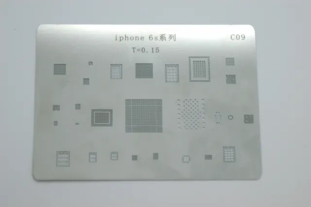 iPhone 6S Stencil BGA, Template, Modello di Calore Diretto, Reball, ic, Chip